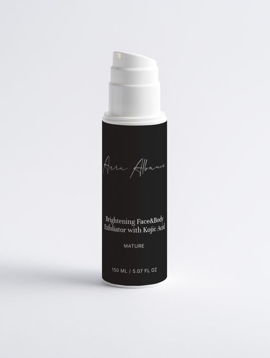 face body exfoliator bottle
